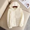 Winter Ultra-thin Down Jacket Women's Light and Short Slim-fit Hooded Large-size Ultra-light and Fattened Couple Slim-fit Jacket