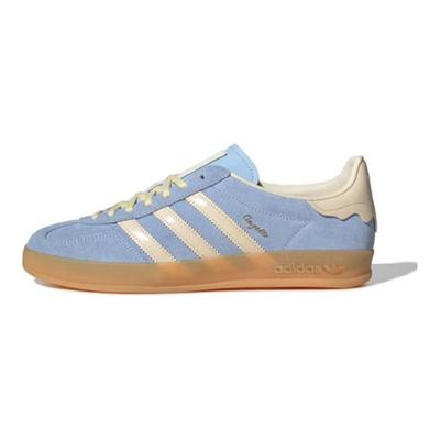 Gazelle Indoor San Valentino - Sneakers Unisex Blu Glow Cristallo-Sabbia Tinta Arancione JR8029