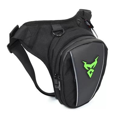 Bolsa de cintura baja para motocicleta, cinturón para muslo, cadera, impermeable, para motocicleta, viaje táctico, bolso para teléfono móvil, riñonera