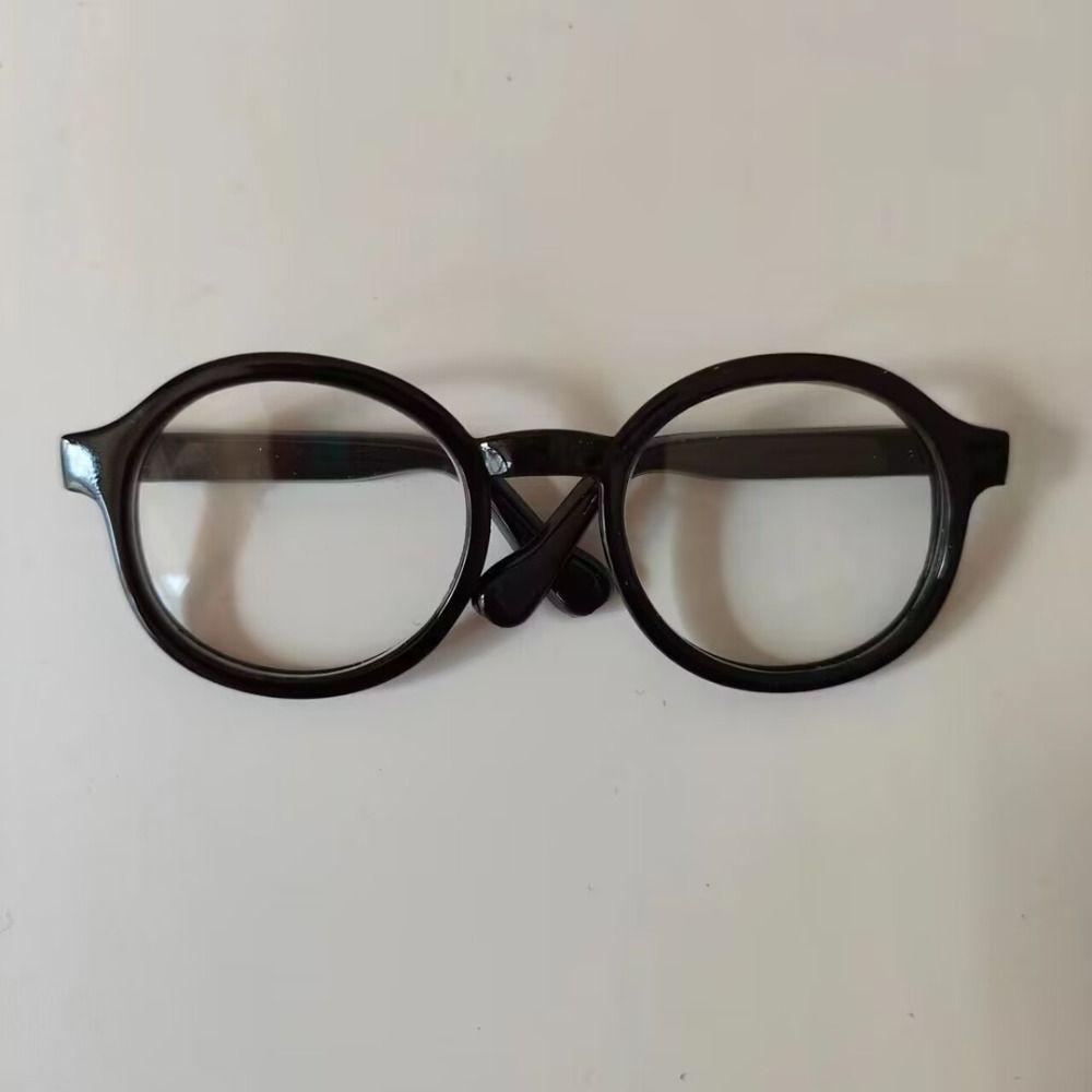 Plastic Transparent Plastic Glasses Transparent Doll Mini Glasses Doll Ornament