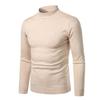 Camicetta maglione pullover slim a maniche lunghe autunno inverno dolcevita da uomo