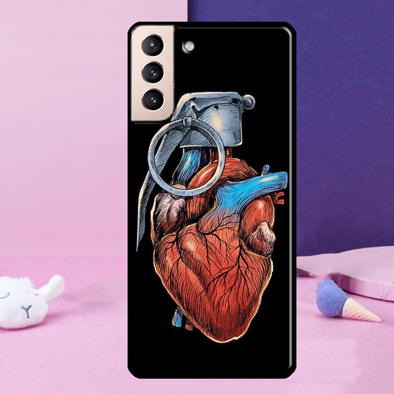 

Weapons Hand Grenade Phone Case For Samsung Galaxy S25 Ultra S23 S20 S21 S22 S24 FE S9 S10 Plus S24 Ultra Cover Galaxy S20Ultra