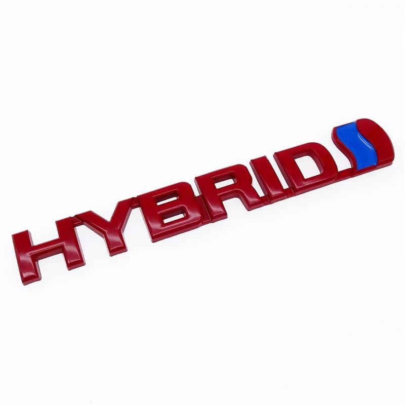 

3 стилі прикрас автомобіля для Toyota Prius Camry Crown Auris Rav4 3D HYBRID Наклейки з логотипом автомобіля Ремонт металевої емблеми Наклейка на значок