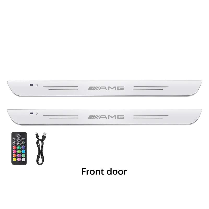 

Новый Для Mercedes Benz Для Mercedes-Benz AMG A C E V Класса Sprinter GLC ML SLK SL Vito GLA GLK CLA Автомобильные Светодиодные Беспроводные Приветственные Педали