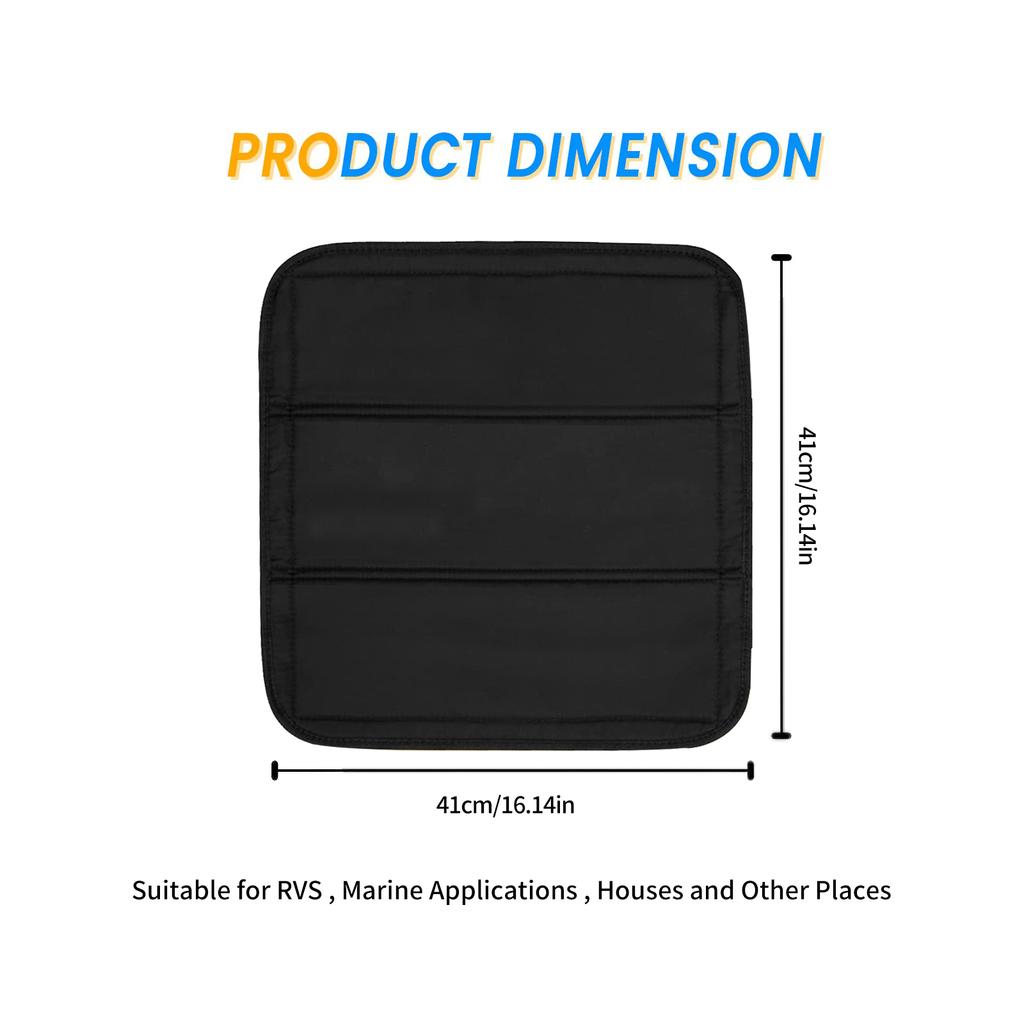 RV Vents Skylight Insulator Cover Waterproof Blackout Covers, For Campers Travel Trailers Foldable Sun Shade 41cm X