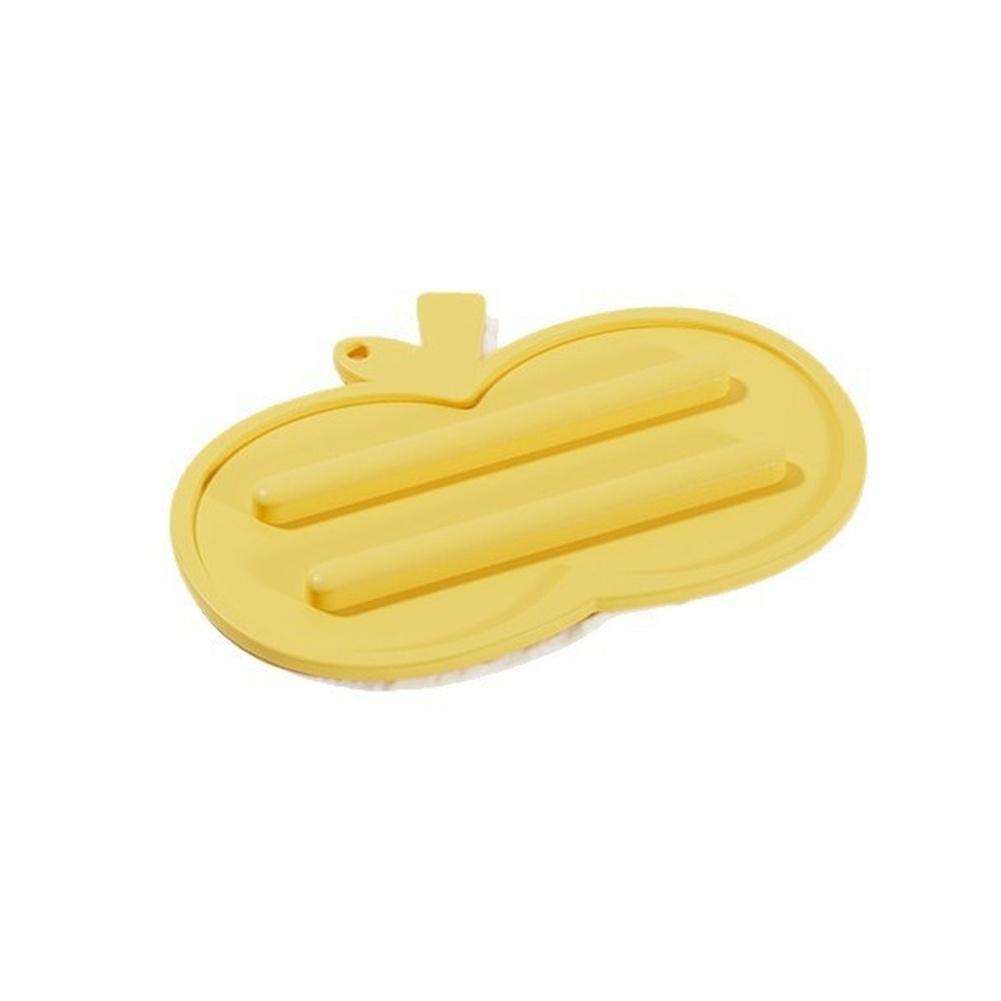 

For Countertops Heatproof Coaster Pot Lid Mat For Kitchen Cream Yellow Soft Silicone Material Prevents Scratches жёлтый