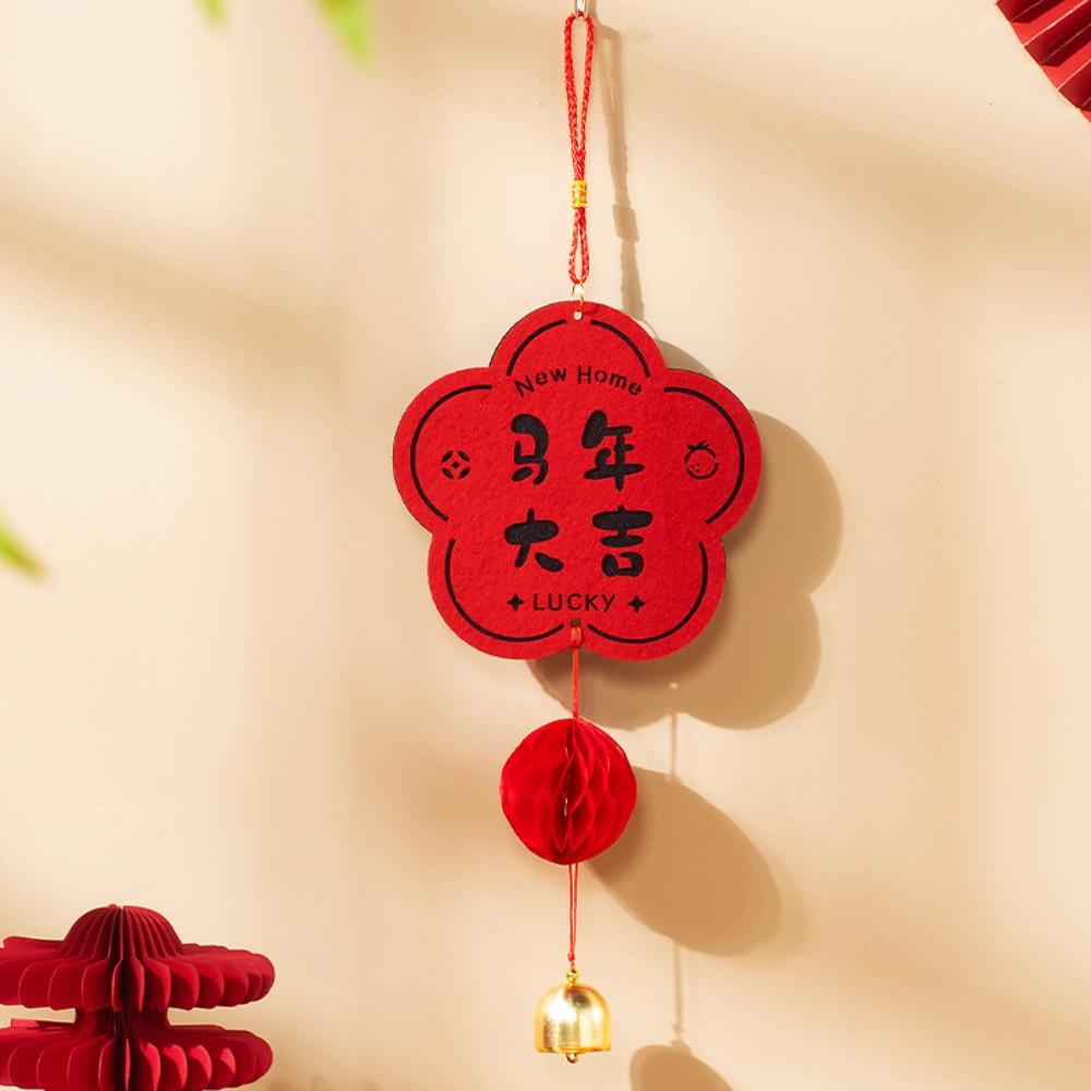 Non Woven Fu Character Hanging Ornament Chinese Style New Year Lucky Decoration Bedroom Decoration