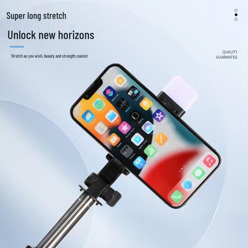 Bastão de Selfie Bluetooth Portátil Mais Vendido com Controle Remoto para TikTok, Tripé, Design Dobrável e Telescópico para Viagem