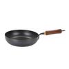 **Hand-Forged Non-Stick Zhangqiu Iron Frying Pan with Thick Flat Bottom**