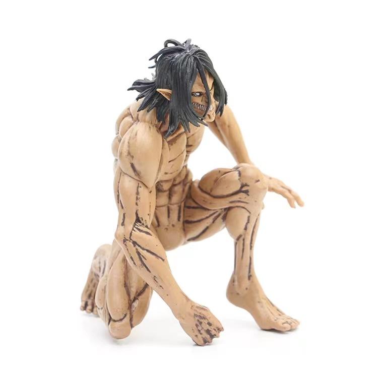 Attack On Titan Figure Kneeling Standing Muscle Eren Ornament Ancestor Giant Eren Figure Model Ornament