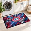 Flannel Kitchen Mat Bayern Munich Soft Area Rug Non Slip Floor Carpet Home Decoration