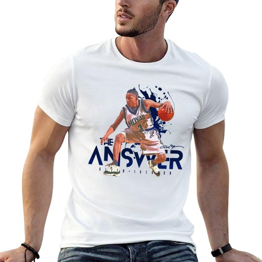 Allen Iverson Tshirt Soft Antishrink Cotton Tee