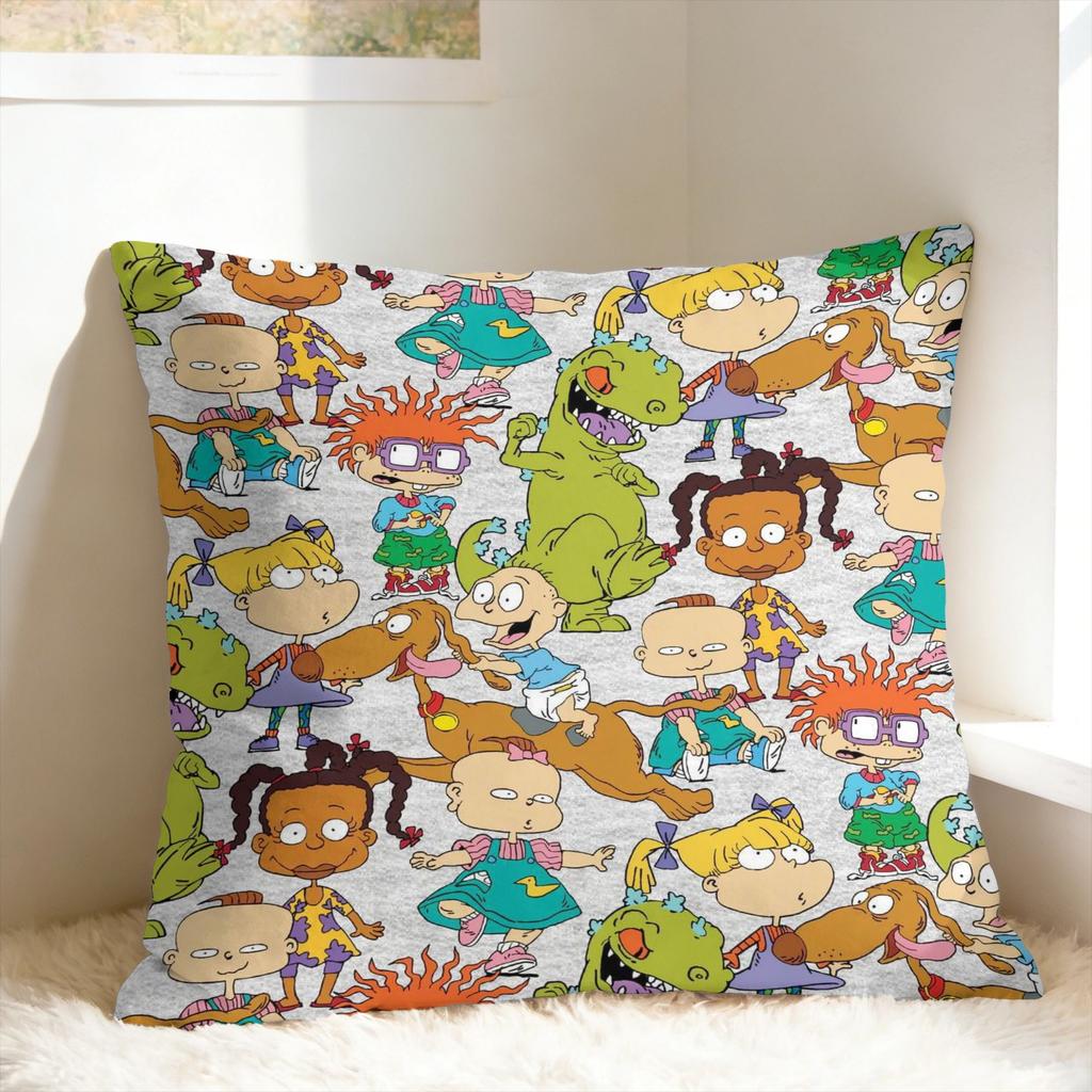 R-Rugrats Angelica Pickles Pillow Cover Novelty Pillow Case For Sofa Home Decoration Design Pillowcases Birthday Gift