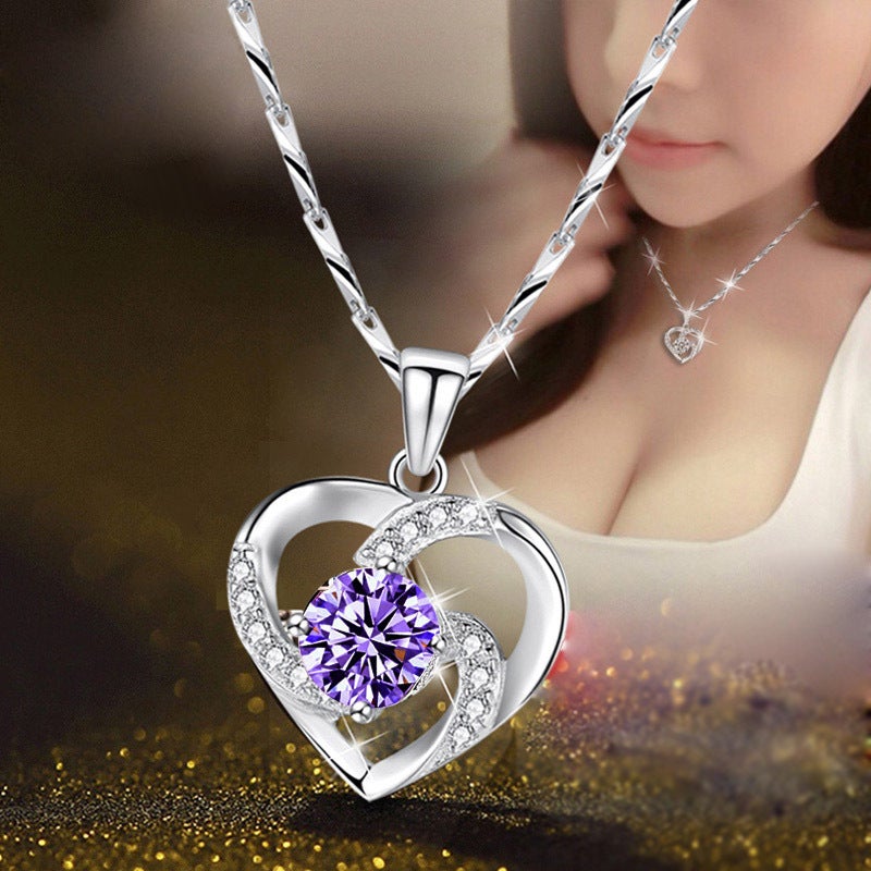 Women Crystal Rhinestone Teardrop Butterfly Chain Pendant Necklace Jewelry Gift Women Crystal Rhinestone Teardrop Butterfly Chain Pendant Necklace Jewelry Gift