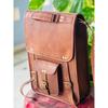 Safe Leather Vintage Laptop Messenger Bag Satchel Handmade Men's Genuine