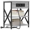 Nightstand Grey Sonoma 41 x 31 x 51 cm Particleboard