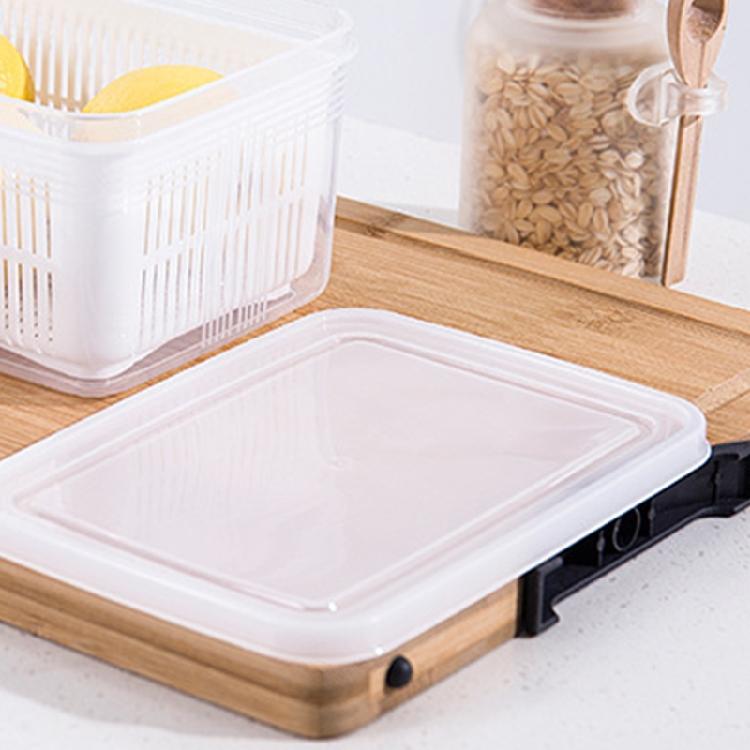 Draining Storage Containers Fridge Produce Saver Bins for Vegetables