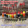 5 Pc Fishing Floats Mixed Color Long Tail Foam Fluctuate Floats Color Spinning Fishing Buoy