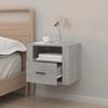 Wall Mounted Nightstand Concrete Grey 50x36x40 Cm