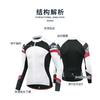 Mens Cycling Jersey Quick-Dry Breathable Long Sleeve Mountain Bike Shirt Outdoor Riding Camping