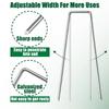 Steel Ground Pegs Heavy Duty Garden Stakes Landscaping Supplies Lawn Stakes  Garden Tools