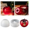 Candle Cup Silicone Mold 3D Christmas Fruit Shape Storage Box Molds DIY Aromatherapy Gypsum Candle Jar Jewelry Box Molds