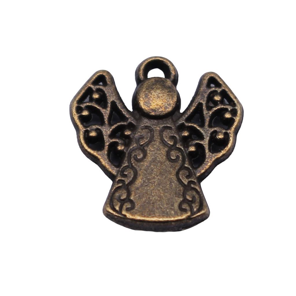 Angel Charms Alloy Fairy Pendants For Religious Holiday Jewelry Making