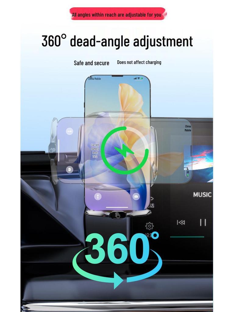 Cool Car Phone Holder for Geely Boyue L, 4th Gen Emgrand S, Xingrui Panda, and MINI