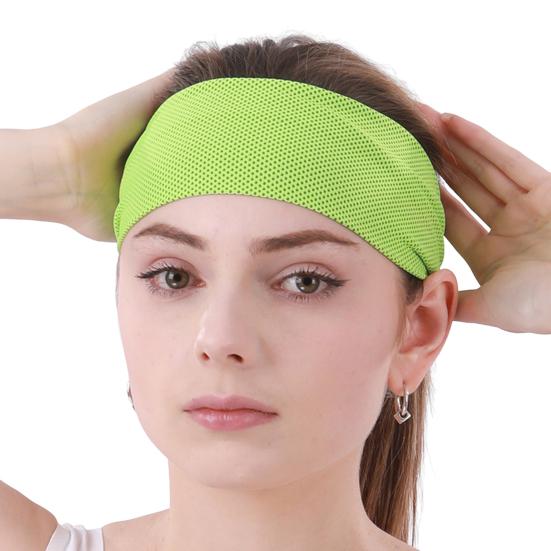 Sportshårbånd for menn kvinner Sklisikkert Fukttransporterende Elastisk Atletisk Svettebånd for Sport Løping Yoga Trening Fitness