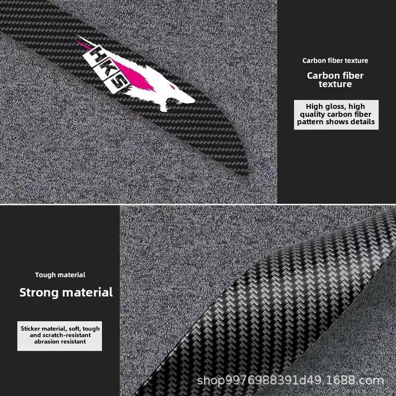 cxlqbm1 Car Door Side Skirt Car Body Decal Carbon Fiber Sticker For Mitsubishi Outlander I200 Pajero Eclipse ASX Lancer Space Delica Ex