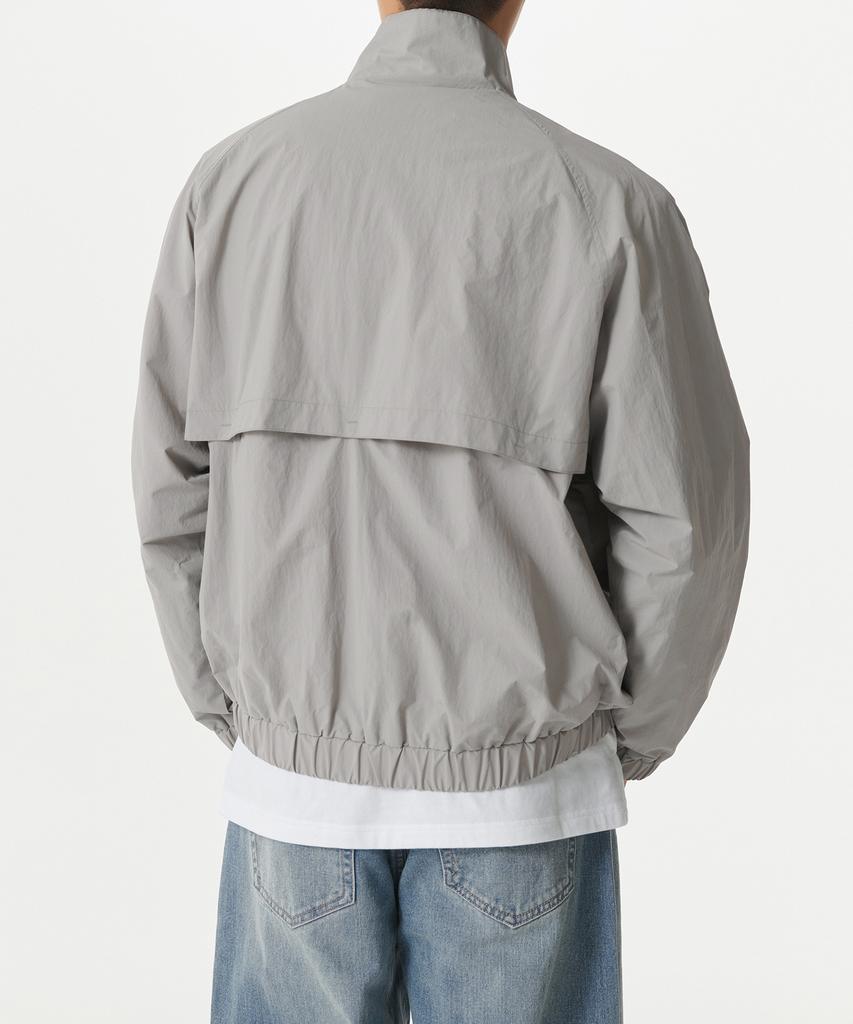 Musinsa Standard Oversized High-Neck Windbreaker Jacket [Titan Grey]