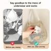 3pcs Canvas Hanging Storage Bags - Wall Mounted,Dormitory Storage Bags|Wall Mounted Bags | Clothing Storage Bags
