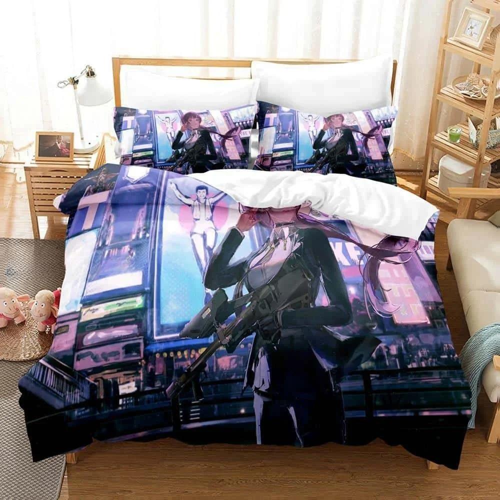 3D Print Anime Goddess of Victory Nikke Bedding Set Single Twin Full Queen King Size Bed Set Aldult Kid Bedroom Duvetcover Sets