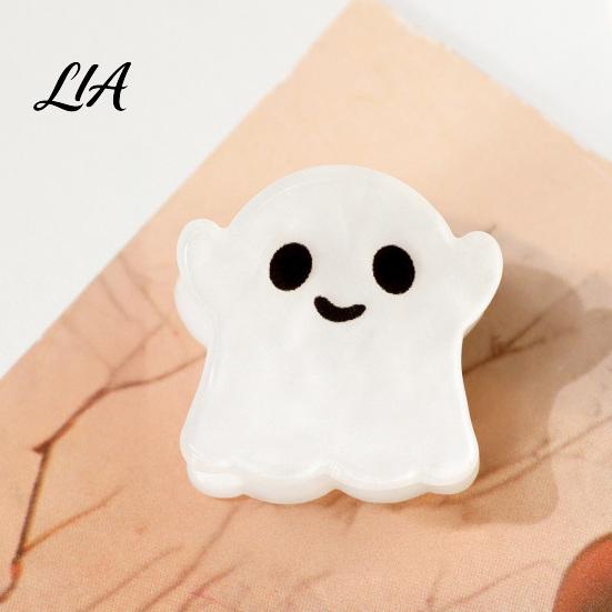 Black Cat Spider Witch Hat Accessories Halloween Cartoon Hair Clips for Women Girls, Acrylic Glitter Pumpkin/Ghost/Bat/Cat Accessories, Cute