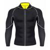 Ceinture Amincissante Néoprène Manches Longues Transpiration Vêtement de Sport pour Course à Pied en Plein Air