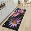 1Pcs Lotus Pattern Floor Mat Modern Kitchen Polyester Rug Non-Slip Colorful Indoor Carpet, For Home Bathroom Bedroom Living Room Decor