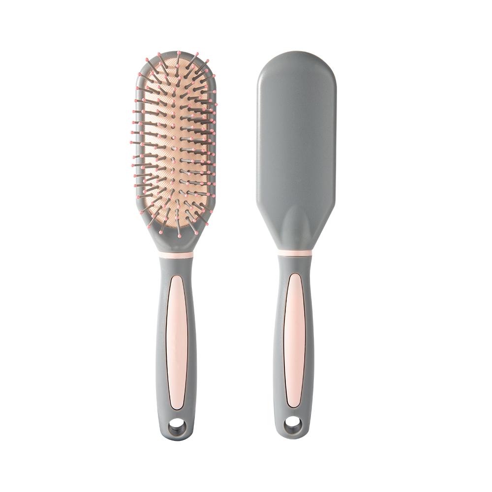 Professional Hair Care Custom LOGO Soft Bristle Massage Hair Brush Anti-Static Paddle Detangling Hair Styling Brush for Smooth
