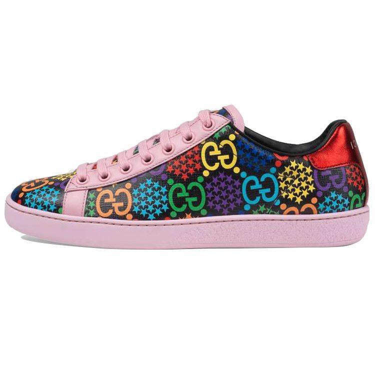 Gucci Wmns Ace Gg Supreme Low 'Psychedelic - Pink' 610086 H2020 1115