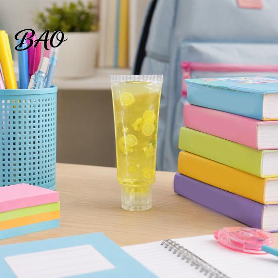 Stress Relief Gadget Toothpaste Tube Toy, Slow Rising Clear Squeeze Anti-stress Toy Anxiety Reduction Hand Exercise Relaxation for Home Office