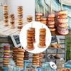 New 3Pcs/set Wooden Doughnut Stand Donut Wall Display Holder Wedding Party Decor