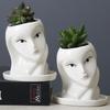 Cartoon Character Ceramic Flower Pot Cute Succulent Flower Pot Creative Home Gardening New Product
