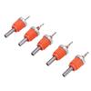 5 Pcs Countersink Drill Bit Set 2.8 3 3.2 3.5 4mm Diameter Adjustable Depth Countersunk Drill Hole Opener with Wrench