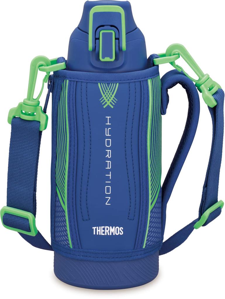 Thermos Vacuum Insulated Sports Bottle, 0.8L, Blue-Green, Keeps Drinks Cold Only, FHT-802F BLGR