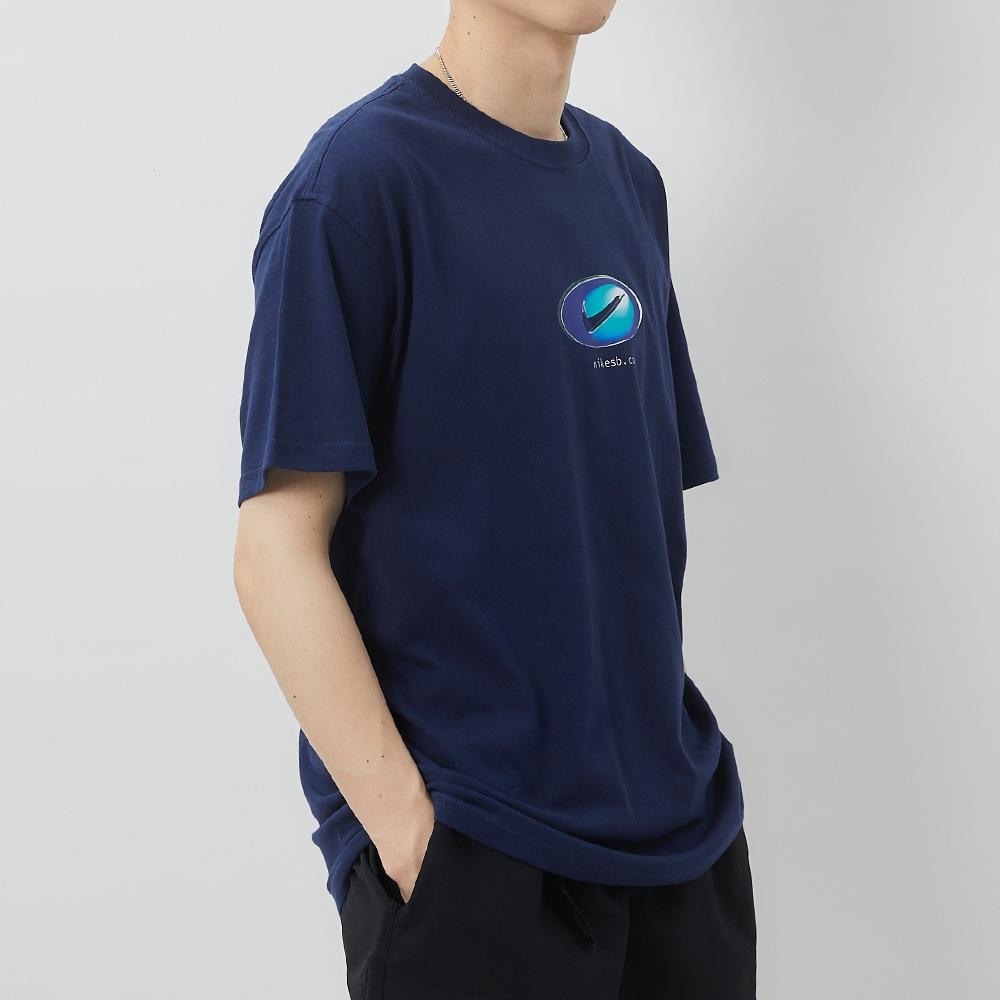 New Nike T Shirts Men's Dark Navy Blue DX9461-410