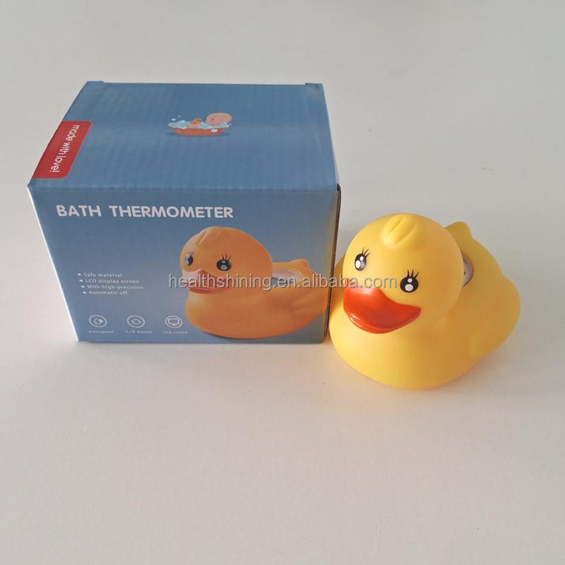 Niedlich Lustig Elektrisch Innen Außen Cartoon Heiß Hohe Genauigkeit Qualität Schnell Ente Badezimmer Thermometer Schwimmbad Kinderbadewanne
