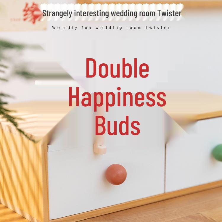 3D Double Happiness Ornament for Wedding Room or Bedroom Decor