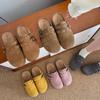 Mori women's style retro half slippers women's outer wear 2025 new fashion double buckle versatile lazy bag head Boken slippers
