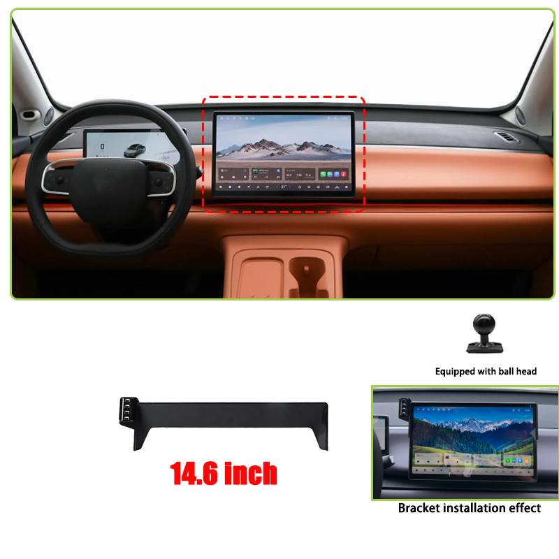 Car Phone Holder For Leap Motor Leapmotor C10 2024 2025 2026 Mobile Phone Support Auto Magnetic Mounts Stand Auto Accessories