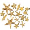 5pcs Stainless Steel Summer Starfish Sea Star Charms for DIY Earring Jewelry Materials Making Pendants Supplies Crafts Wholesale