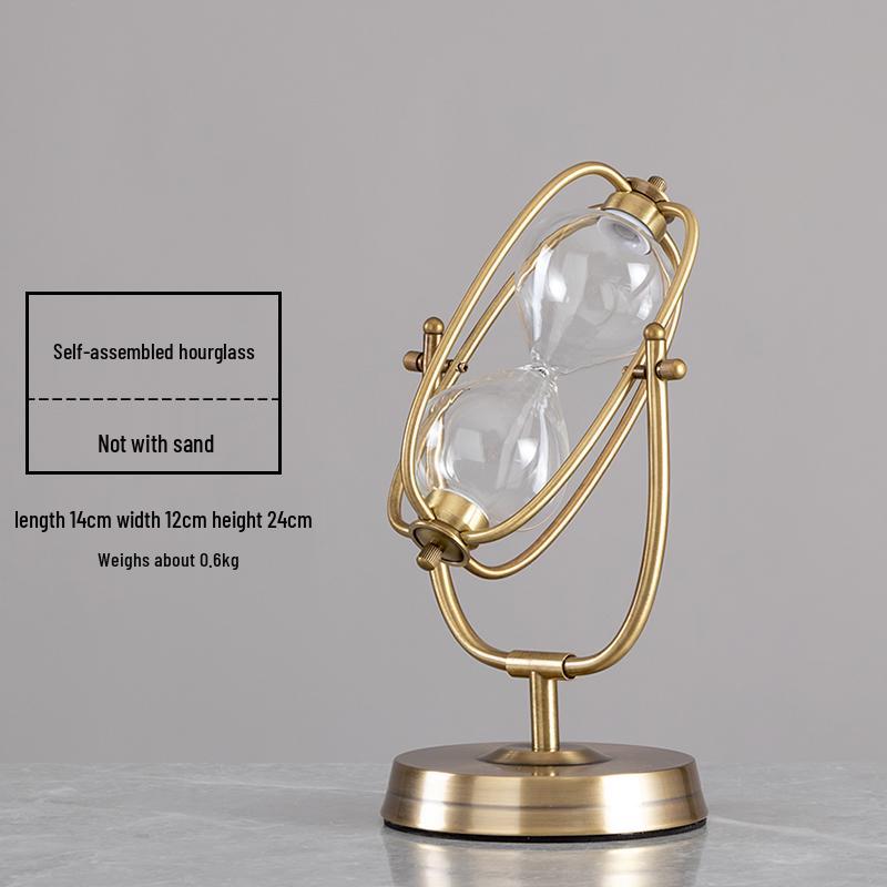 Moderní minimalistické přesýpací hodiny: Sestavitelná luxusní písková dekorace, Stolní ozdoba s tekutým pískem, Kreativní dárek k narozeninám.
